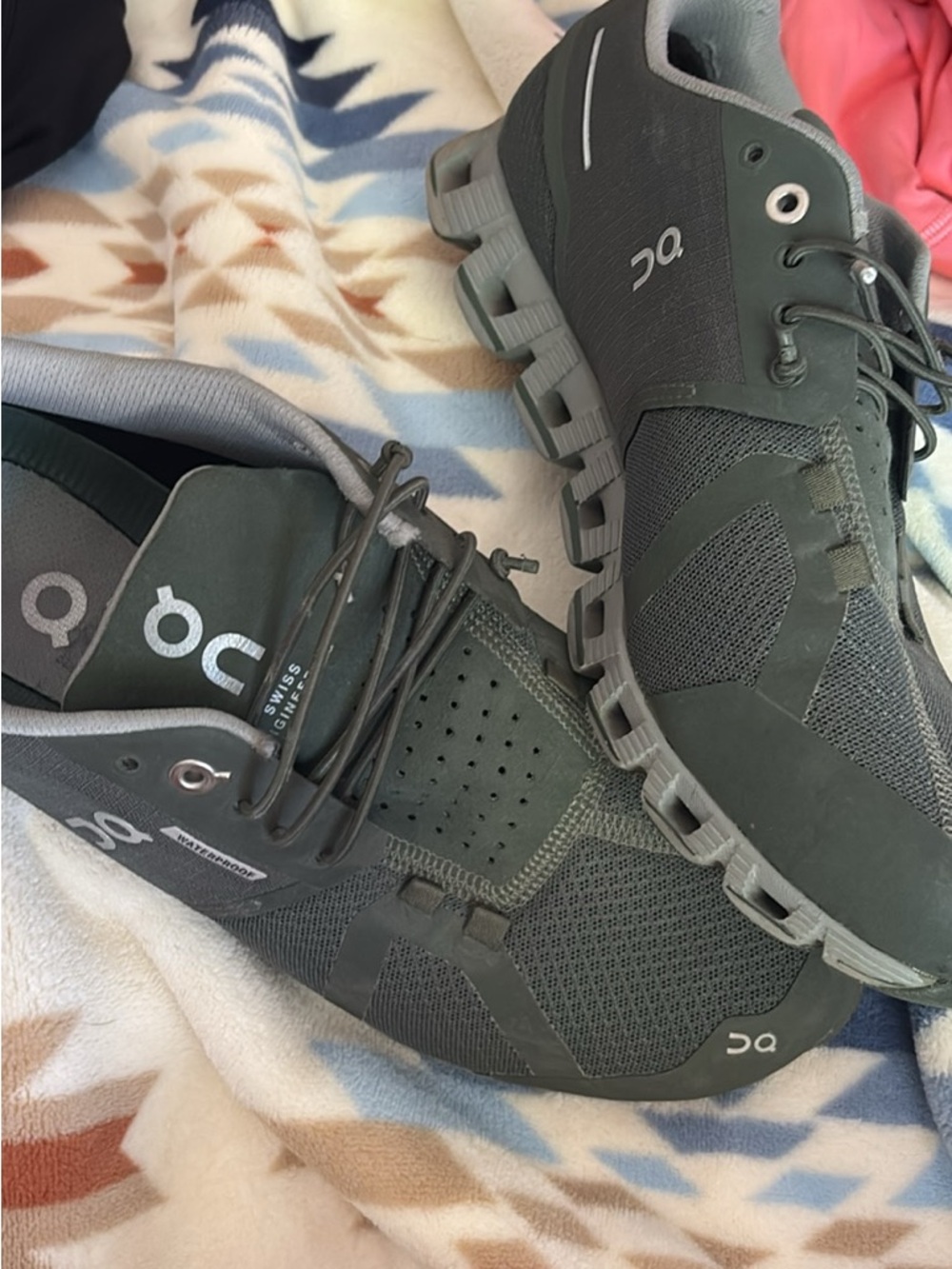 On Running Men's Cloud Shoes in Dark Green